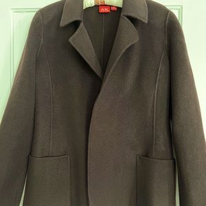 VGUC AK Anne Klein Eggplant Wool Jacket